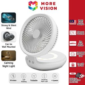 XIAOMI Desktop Wall-Mounted Fan Outdoor Convenient USB Charging Student Dormitory Fan Foldable No Need To Punch Hole