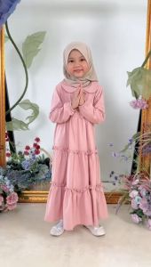 Gamis Anak Maryam Hooneybee Junior Mix Warna Size 2-10 tahun