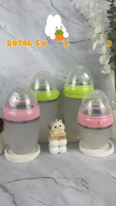 Momosee Botol Susu Bayi Newborn Botol Susu Piko Bello Silikon Botol susu Anti Kolik BPA Free BB18