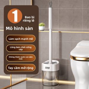 KEKESHANGJIA | Bàn Chải Vệ Sinh Toilet Không Góc Treo Tường