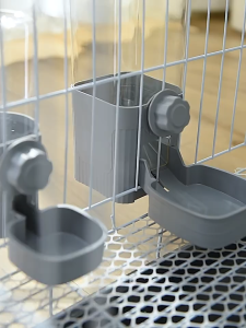 Pet Hanging Feeder Pet Automatic Water Dispenser Pet Cage Rabbit Kitten Feeder Bowl Pet Supplies High-capacity