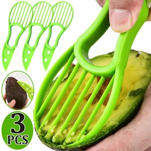 [Warm Homie] 3PCS 3-in-1 Avocado Slicer   Butter Peeler Cut Fruit Tools Corer Remover Kitchen Gadget