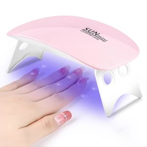 Đèn LED UV Có Thể Gập Lại Làm Khô Nhanh Dụng Cụ Làm Móng Chuyên Nghiệp Máy Sấy Gel Với 6 Bóng Đèn Dụng Cụ Làm Móng Điện.