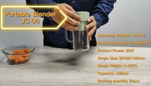 Blender Jus Model Gelas Crusher Juicer Glass Cangkir Dengan Sedotan 420 ML