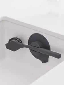 Brabantia Kitchen Silicone Dish Brush Wall Mounted Creative Sink Pot Cleaner Brush Household Personal Cleaning Tools