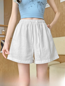 MiiOW | Quần short Ice Silk mỏng mùa hè cạp cao ống rộng thường ngày quần short ngắn năm điểm MiiOW Cat Person dành cho nữ