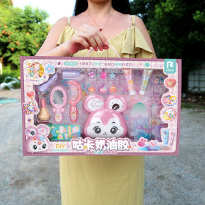 Girls DIY Handmade Creamy Sticker Set Toy for Kindergarten Children Training Class Gift Box Set Simulation Role-playing Toys