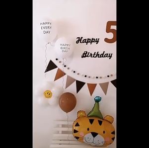 ป้ายงานวันเกิด ธงวันเกิด ธงราว ธง ธงHappy Birthday ธงตัวอักษร ชุดธงวันเกิดปาร์ตี้ ธงราวตกแต่ง ธงชื่อ