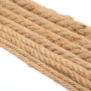 10M Twisted Rope Natura Jute Rope Twine Burlap Rope for DIY Crafts Gardening Bundling Camping Decorating