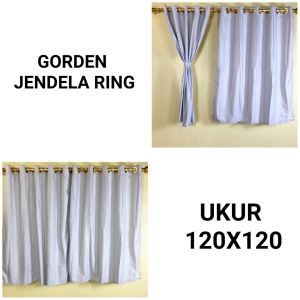 Gorden Polos Embos Ring Pintu Jendela 12 Lubang Ring Abu Coklat Maroon Hijau