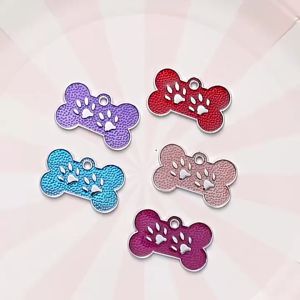 Cheap Dog ID Tags Bone Shape Personalized Dog Cat Tags Customized Pet Tag Collar Pendants Wholesale