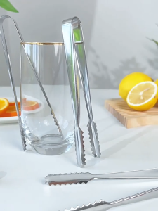 Ice Tongs for Ice Bucket Stainless Steel Ice Tongs with Teeth Small Serving Tongs - Paez official