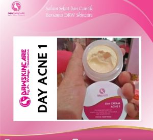 Drw Skincare Sunscreen Day Cream untuk kulit berminyak berjerawat SPF 30