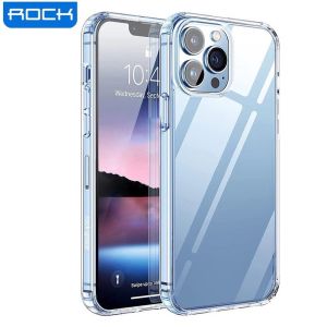 ของแท้ Rock เคสใส สำหรับ iPhone17 17Air 17Pro 17ProMax 16 16Plus 16Pro 16Pro Max 14 Pro max เคสกันกระแทก เคสแม่เหล็ก