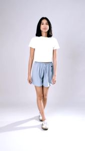 Nara Celana Pendek Short Pants Wanita Polos Crinkle Airflow