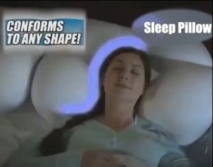 TLE 【High Quality】Deep Sleep Addiction 3D Ergonomic Pillow All-round Cloud Pillow Sleep Pillow Baby Nursing Pillow Washable Travel Neck Pillows