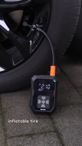 MeeGoo Car Air Pump Wireless Portable LED Air Pump Portable Air Compressor Tire Inflation Wireless Pump For Car 4000mAh Automobile Motorcycles Bicycles COD