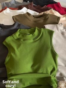 chaqi | Bust Support High Neck American Style Fitting Camisole