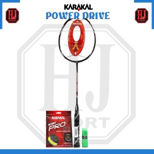 Raket Badminton Original Karakal Power Drive Bonus Senar dan Grip