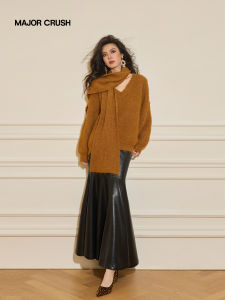 Soft Atmosphere Retro Caramel Trousseau Set Dress