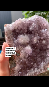 🍇红紫晶原矿 Raw Amethyst 🍷 1.4kg有晶花🌸 Red Hematoid 红胶花结合紫晶带出酒红晶👍  Red Hematoid bunga getah merah yang digabungkan dengan amethyst