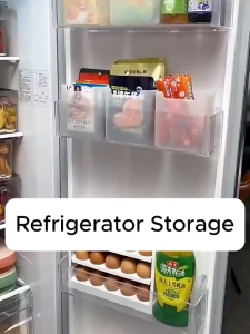 Multifunctional Refrigerator Side Door Storage Box Clear Vegetable Fruit snacks Egg Sorting Multifunctional Storage Container Organizer
