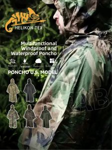 HELIKEN | Tactical Multifunctional Poncho Raincoat