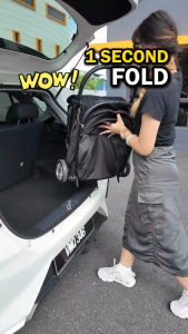 Crolla Air Swift Premium Stroller (Gen2) - Onyx Gold | Warranty 1 Year