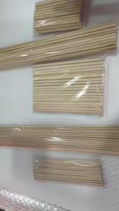25/50 Chiếc Gậy Tre Tròn Bằng Gỗ 3 Mm/5 Mm DIY Handmade Thủ Công Làm Gậy Gỗ Nhỏ Cho Đồ Dùng Làm Rau Cau