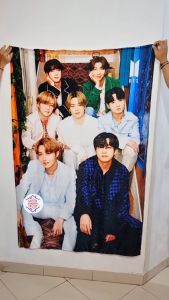 Selimut BTS BT21 KPOP Printing Blanket Lembut