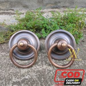 Handle Pintu Gebyok Kuningan Motif Gby 066 Antik 2 Pcs