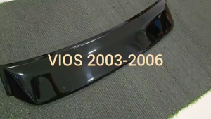 กันแดดหลัง บังแดดหลัง กันสาดหลัง (Sunguard) ดำทึบ โตโยต้า วีออส Toyota Vios 2003 2004 2005 2006 ใส่ร่วมกันได้ A