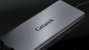 Getatek 13 in 1 USB C Hub Adapter 10Gbps Splitter with 4K HDMI VGA RJ45 USB3.2 PD 100W Dock for MacBook Pro Air Laptop USB HUB