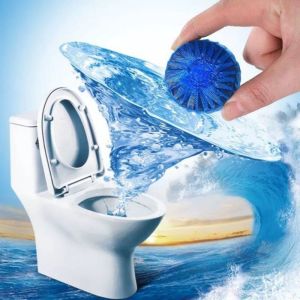 1 Buah Tablet Pembersih Kloset Penyegar Toilet Blue Clean Automatic Toilet Cleaner
