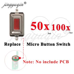 50/100pcs Car Keys Button Touch Microswitch Tactile Push Buttons For Fiat 500 Doblo Bravo Ducato Qubo Grande Punto Iveco Peugeot