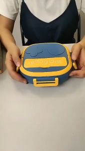 KOTAK MAKAN / LUNCH BOX ANAK "TEDEMEI" STAINLESS STEEL 304 PREMIUM + KOTAK