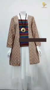 LANGITJUA BATIK SOLO - TUNIK NIMAS AYU KUTUBARU 01 | ATASAN WANITA BATIK MODEL KEBAYA KUTUBARU