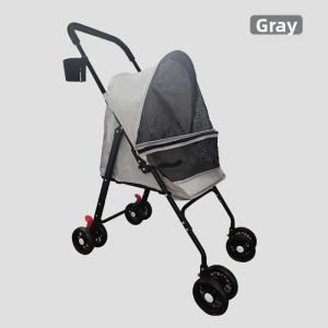 AYIJIE | Lightweight Foldable Double-layer Pet Stroller