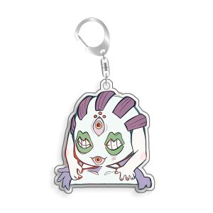 Bandai | For Demon Slayer Kocho Shinobu Kanroji Mitsuri Rengoku Kyojuro Acrylic Selfmade Cartoon Anime Keychain Pendant Toy Gift 5cm