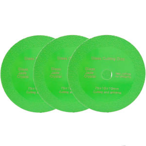 Glass Cutting Disc 75mm/3inch  Ultra-thin Saw Blade Diamond Jade Wine Bottle Ceramic Polish Angle Grinder Machine