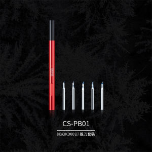 DSPIAE CS-PB01 Push Broach Combination Set MM(0.1 0.15 0.3 0.5 1.0)