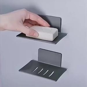 1 Cái Giá Để Xà Phòng Treo Tường Phòng Tắm Tắm Lưu Trữ Lưới Khay Đựng Xà Phòng Không Cần Khoan Đĩa Xà Phòng Có Hệ Thống Thoát Nước