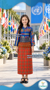 United Nation Uzbekistan Taiwan Nepal Ethypia Ghana Guatemala Dress Costume For Girl for National Attire