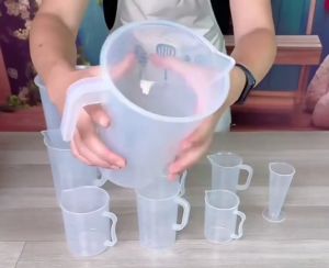 Clear Plastic Graduated Measuring Cup: A Must-Have Home Kitchen Tool