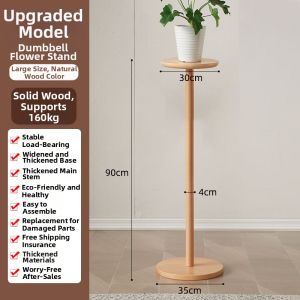 Display And Support Wooden Flower Rack