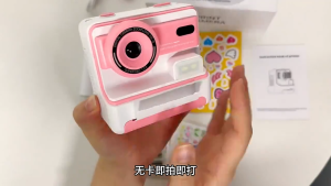 Childrens Mini Digital Camera 1080P HD Dual Lens Childrens Camera Instant Print Digital Camera Recordable Video Camera