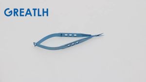 Ophthalmic Corneal Scissors Fine Head Length 11.5mm Titanium Alloy Material Scissors Ophthalmic Instruments