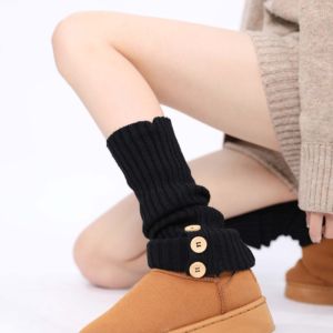 Winter and Autumn Leg Warmers Socks Female Knitted Warm Foot Cover Women Warmer Lady Autumn Crochet Heap Heap Socks Boot Cuffs