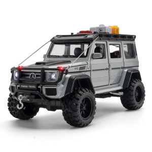 1:24 Scale Brabus G550 Alloy Car Model Diecast Car Sound Light Car Lovers Collection Kids Birthday Gift Metal Boys Toys
