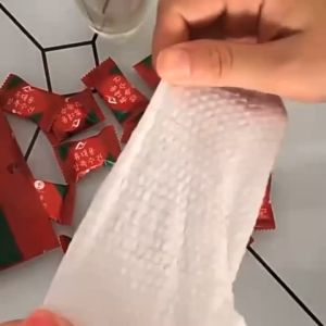 10ชิ้น คอตตอน cotton ผ้าเช็ดตัวอัดเม็ด ขนาดเล็ก 22x20 cmซม ใช้แล้วทิ้ง พกพาฝ้าย MJ07